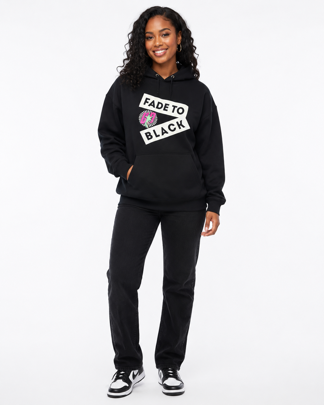 Fade To Black Puff Hoodie