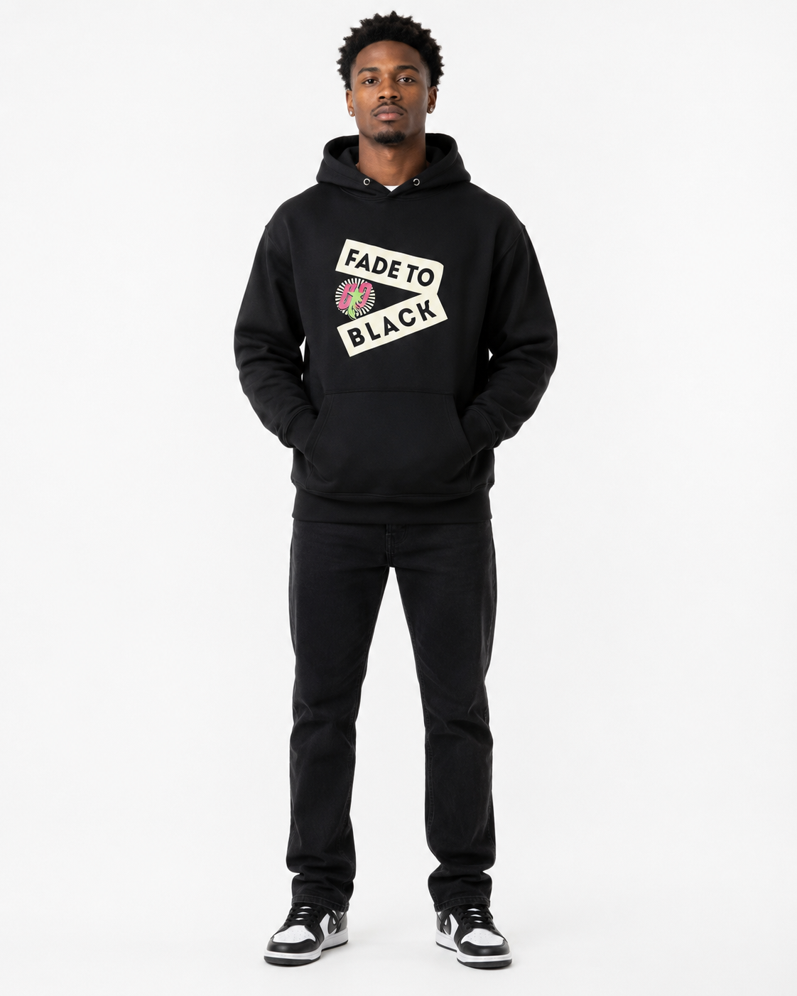 Fade To Black Puff Hoodie